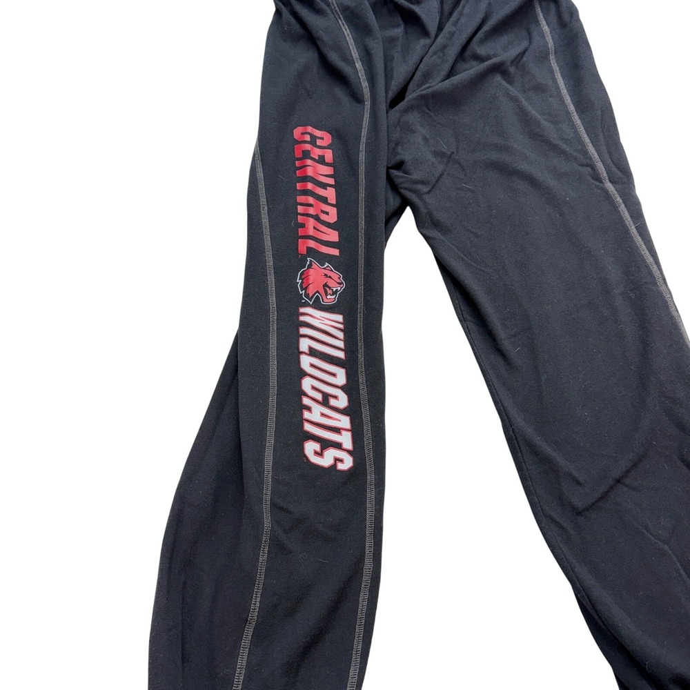 U-Trau CWU Wildcats Fleece Jogger Sweatpants Men XL Black‎
